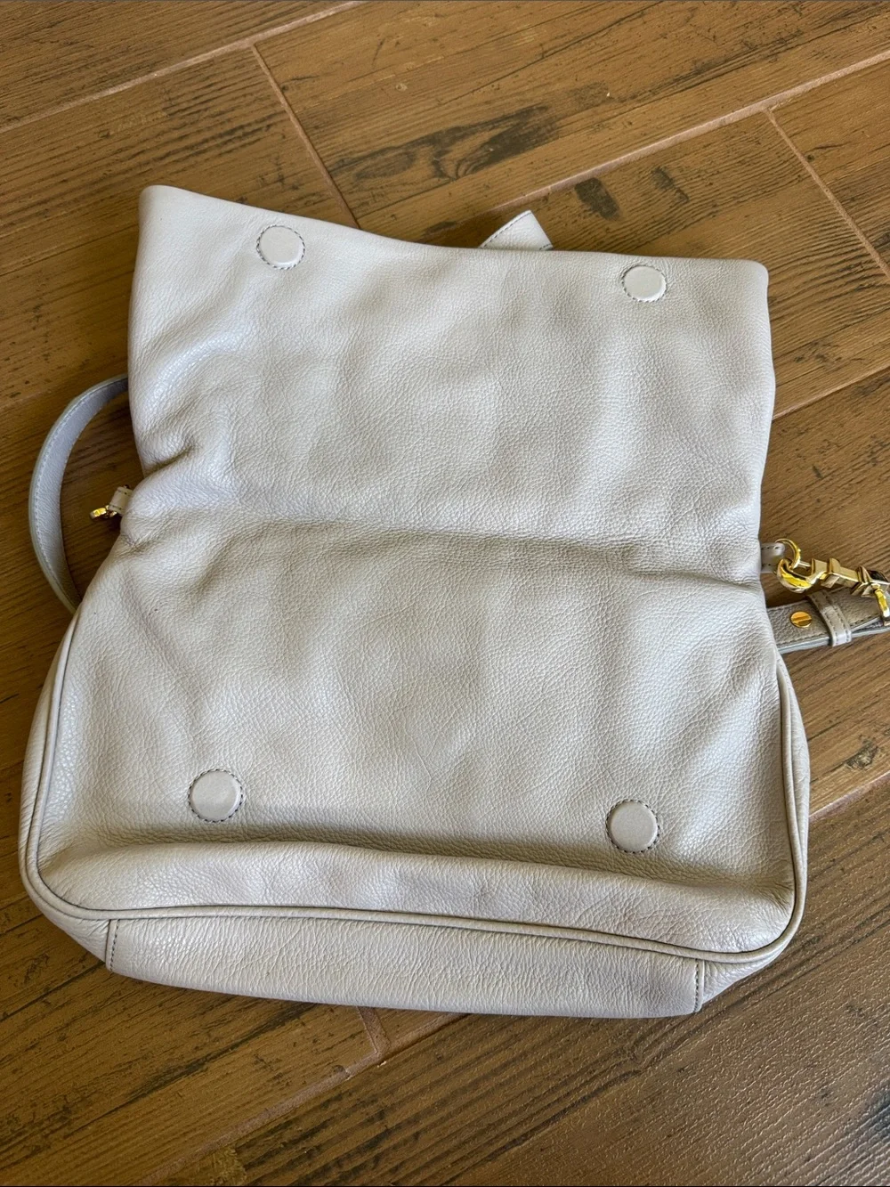 Tory Burch gray leather
